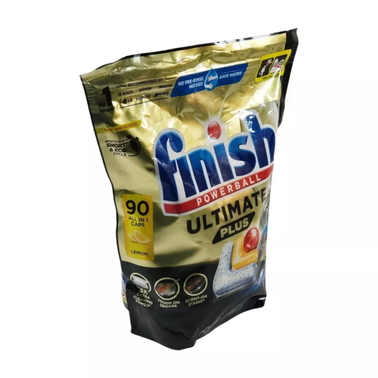 FINISH ULTIMATE PLUS KAPSUŁKI DO ZMYWARKI 90 LEMON