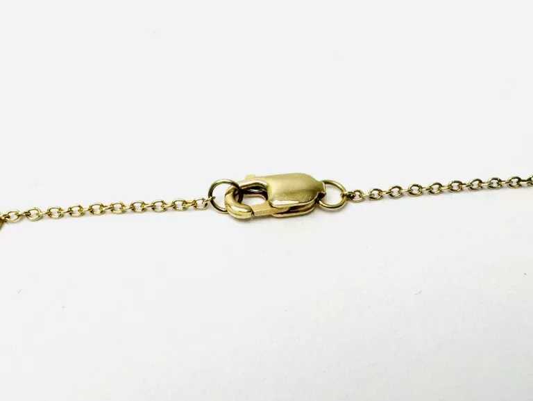 ZŁOTA BRANSOLETKA Z ZAWIESZKĄ Z DIAMENTAMI PR.417 W.1,06