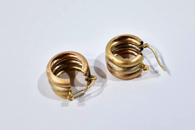 zlote-585-14k-kolczyki-trojkolorowe-kola-potrojne-39g-rodzaj-zapiecia-2207-3