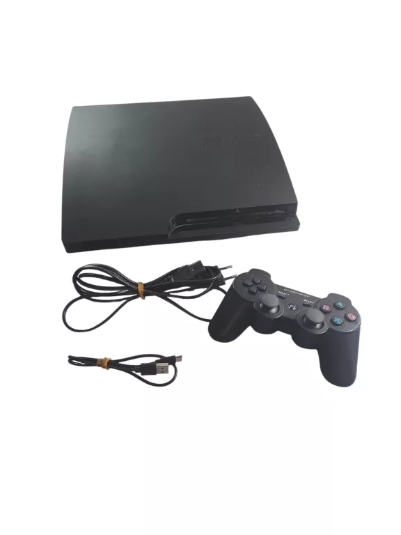 KONSOLA PLAYSTATION 3 SLIM + ZASILACZ + PAD