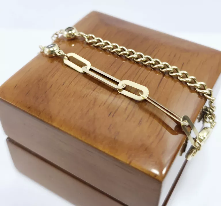 ZŁOTA BRANSOLETKA P585 4,58G 21,5CM