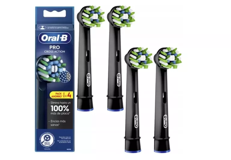 KOŃCÓWKI DO SZCZOTECZKI ORAL-B CROSS ACTION CZARNE EB50BRB 4-PAK