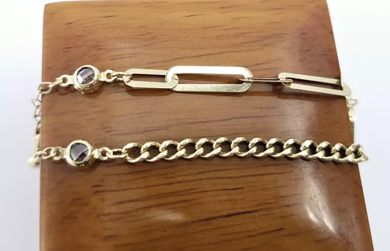 ZŁOTA BRANSOLETKA P585 4,58G 21,5CM