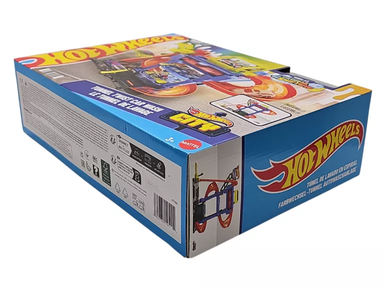 HOT WHEELS MYJNIA ODJAZDOWE ZAKRĘTY AUTKO