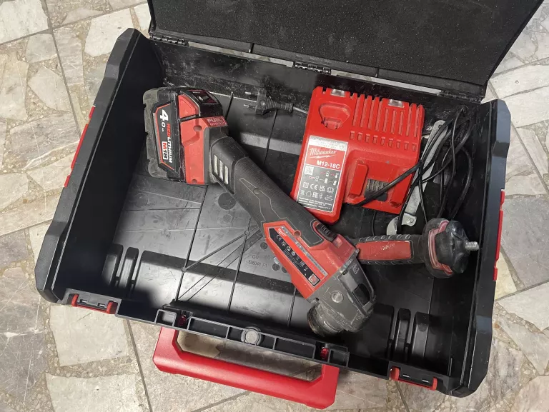 SZLIFIERKA KĄTOWA MILWAUKEE M18 FSAG125X +AKU,ŁAD