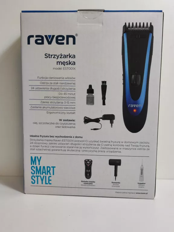 MASZYNKA DO WŁOSÓW RAVEN EST100X OKAZJA!
