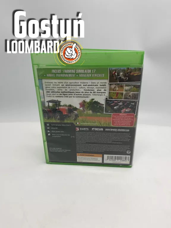 GRA XBOX ONE FARMING SIMULATOR 17