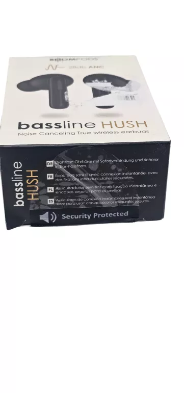 BOOMPODS BASSLINE HUSH 28DB ANC CZARNE