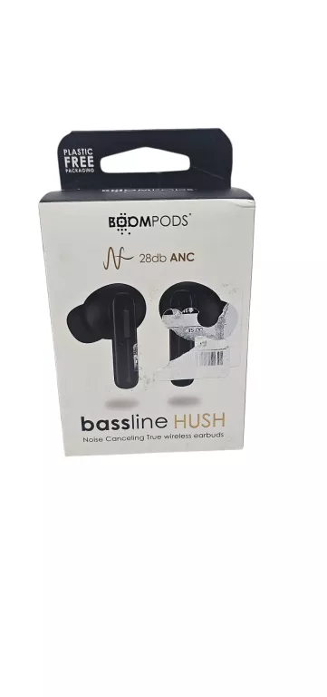 BOOMPODS BASSLINE HUSH 28DB ANC CZARNE