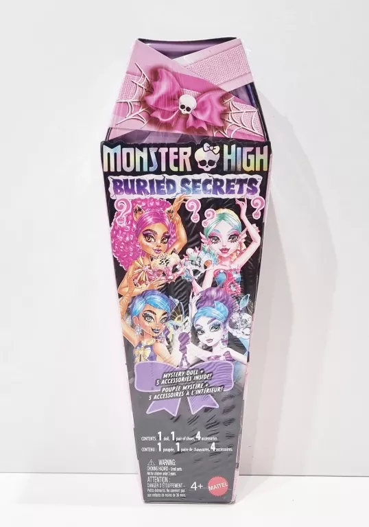 MONSTER HIGH UKRYTE SEKRETY LALKA I AKCESORIA SERIA1 STRASZYNOCOWANKA HYV6