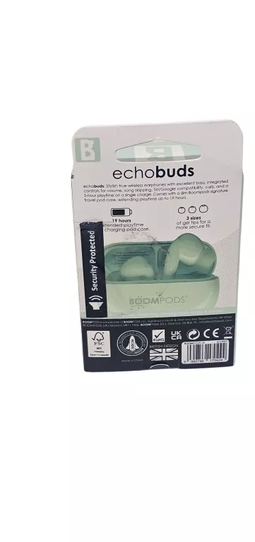 BOOMPODS ECHOBUDS ZIELONE