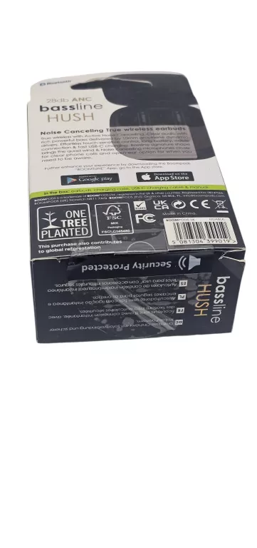 BOOMPODS BASSLINE HUSH 28DB ANC CZARNE