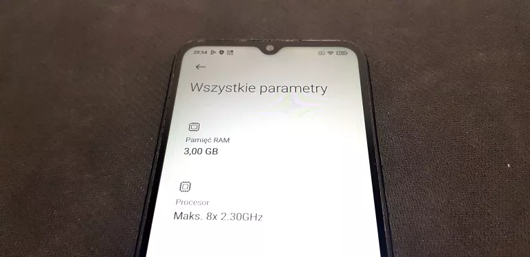 TELEFON XIAOMI REDMI 9C NFC 3GB/64GB DELIKATNIE PĘKNIĘTY WYŚWIETLACZ