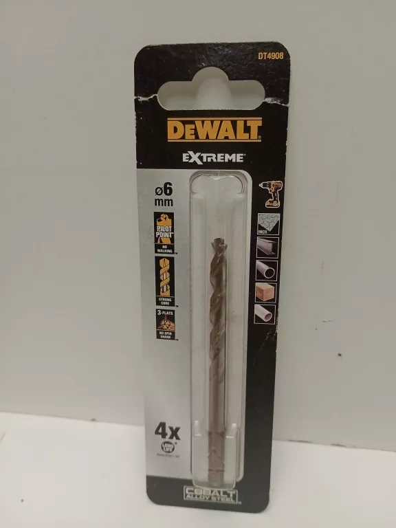 WIERTŁO DEWALT EXTREEME 6MM