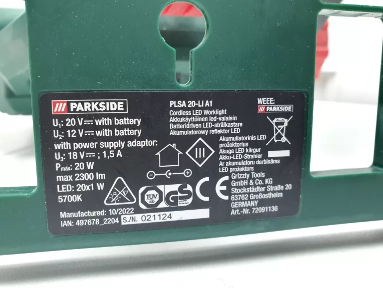 HALOGEN PARKSIDE REFLEKTOR