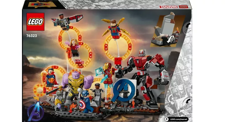 LEGO MARVEL 76323 AVENGERS: KONIEC GRY OSTATECZNA BITWA