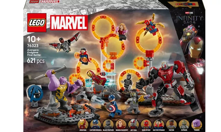 LEGO MARVEL 76323 AVENGERS: KONIEC GRY OSTATECZNA BITWA