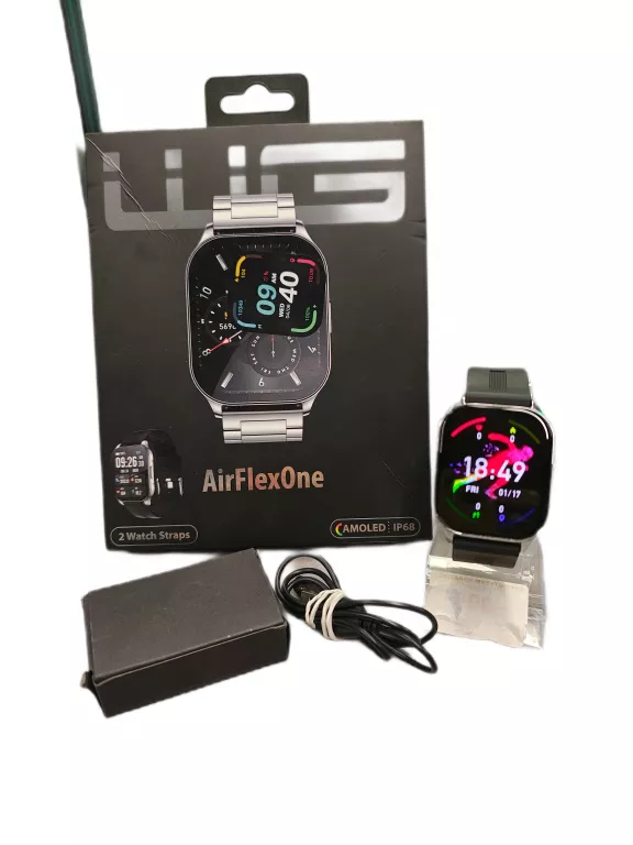 SMARTWATCH WG AIRFLEXONE SREBRNY