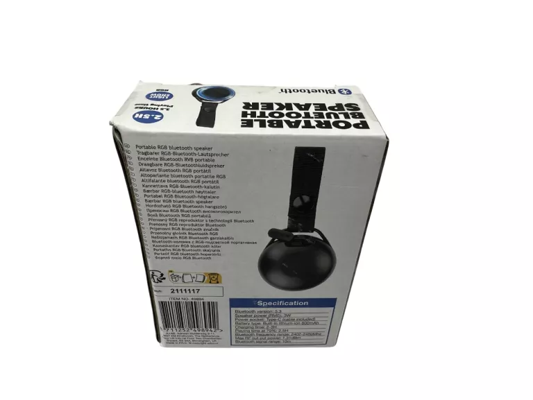 GŁOŚNIK BT RGB [250910006]