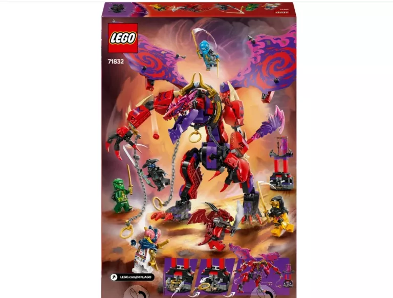 KLOCKI LEGO NINJAGO 71832 SMOK CHAOSU KIEŁOGRZMOT