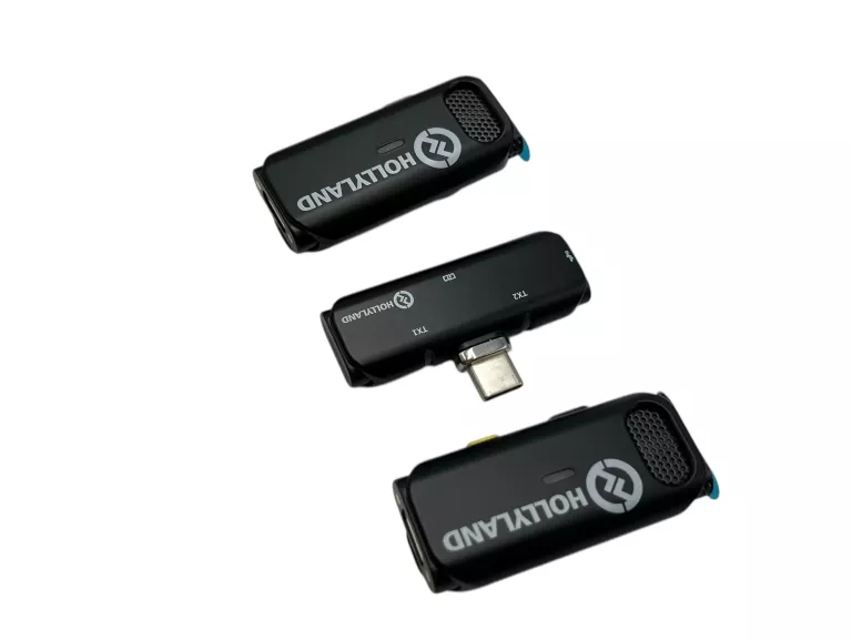 HOLLYLAND LARK C1 DUO - ZESTAW, 2 BEZPRZEWODOWE MIKROFONY KRAWATOWE, USB-C