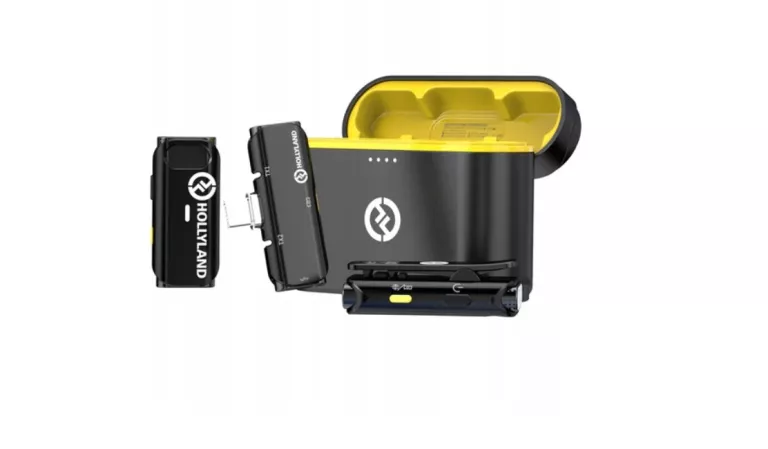 HOLLYLAND LARK C1 DUO - ZESTAW, 2 BEZPRZEWODOWE MIKROFONY KRAWATOWE, USB-C