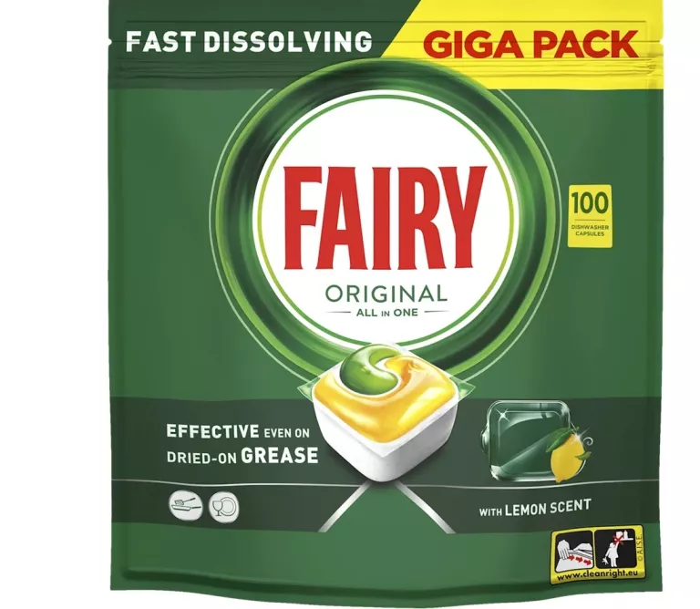 FAIRY ORIGINAL ALL-IN-1 KAPSUŁKI ZMYWARKI 100SZT