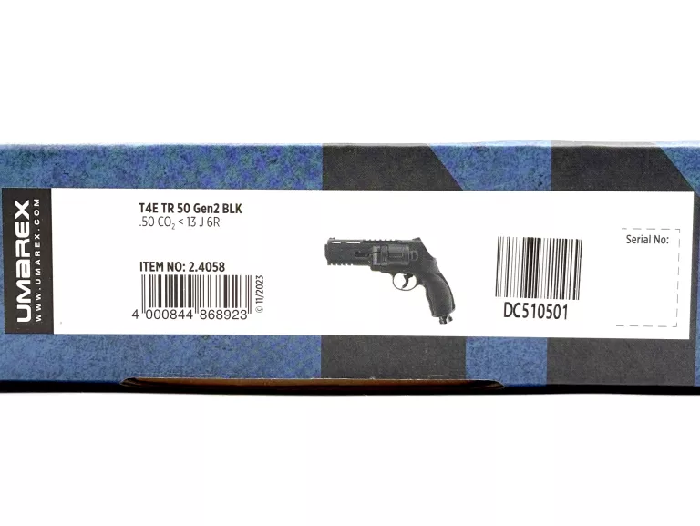 PISTOLET NA KULE GUMOWE UMAREX T4E TR50 GEN2 CAL.50 CO2 12G 13J (2.4058)