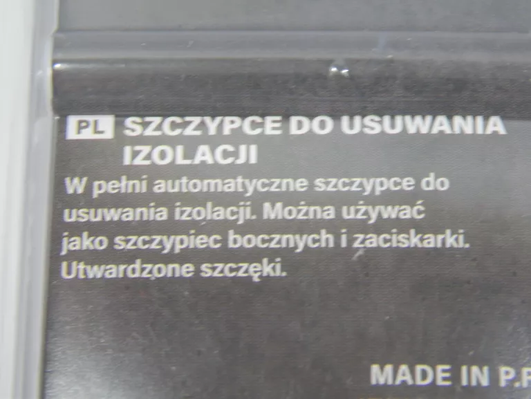 SZCZYPCE DO USUWANIA IZOLACJI 0,2-6 MM2