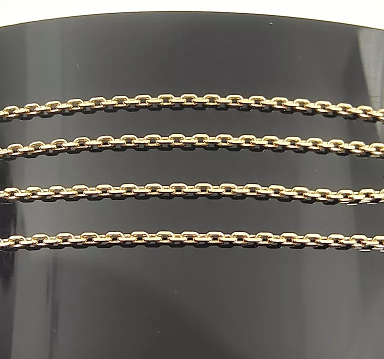 ZŁOTY ŁAŃCUSZEK SPLOT ANKIER P583 2,50G 52,5CM