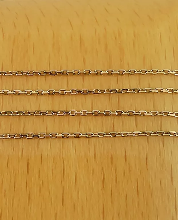 ZŁOTY ŁAŃCUSZEK SPLOT ANKIER P583 2,50G 52,5CM