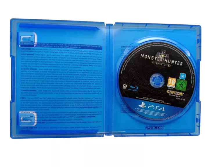 GRA NA PS4 MONSTER HUNTER WORLD