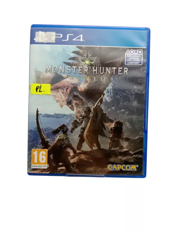 GRA NA PS4 MONSTER HUNTER WORLD