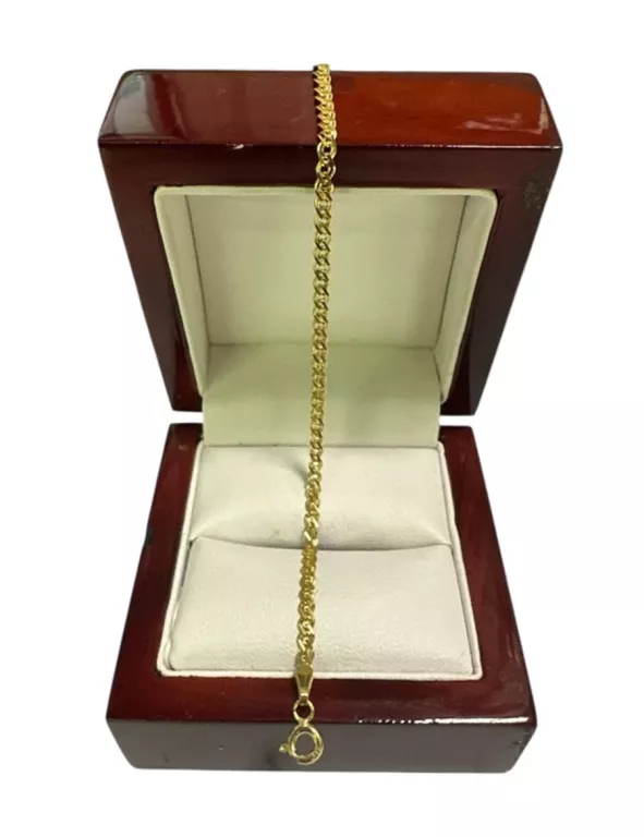 ZŁOTA BRANSOLETKA 585/1,73 G/18,5 CM