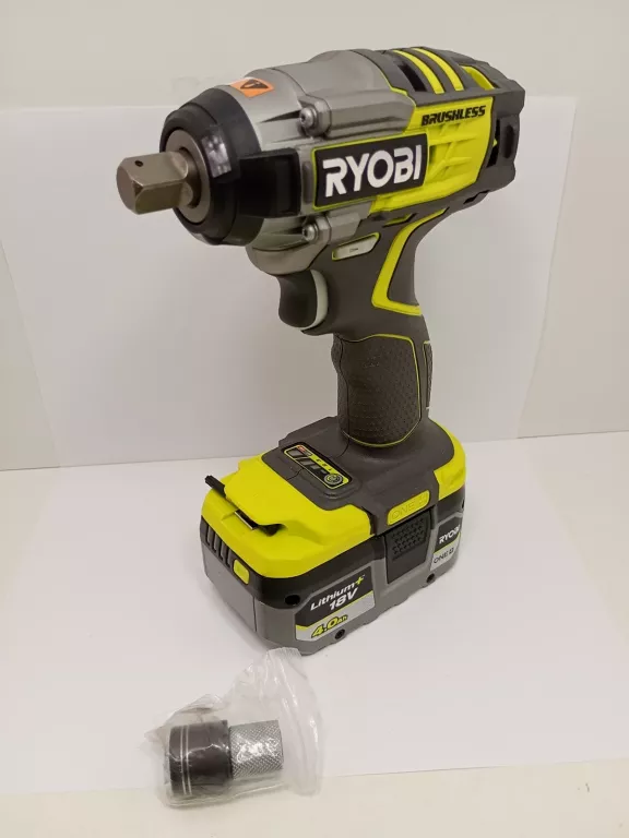 RYOBI AKUMULATOROWY KLUCZ UDAROWY BEZSZCZOTK. 18V R18IW7-0 270NM/ AKU 4.0A