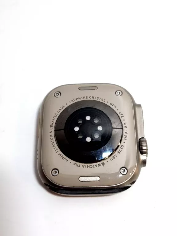 APPLE WATCH ULTRA GPS+CELLULAR 49MM TYTAN, CZARNY/SZARY