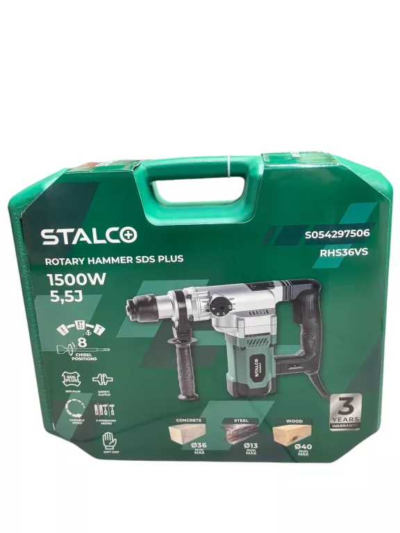 STALCO S-97506 MŁOTOWIERTARKA SDS PLUS 1500 W