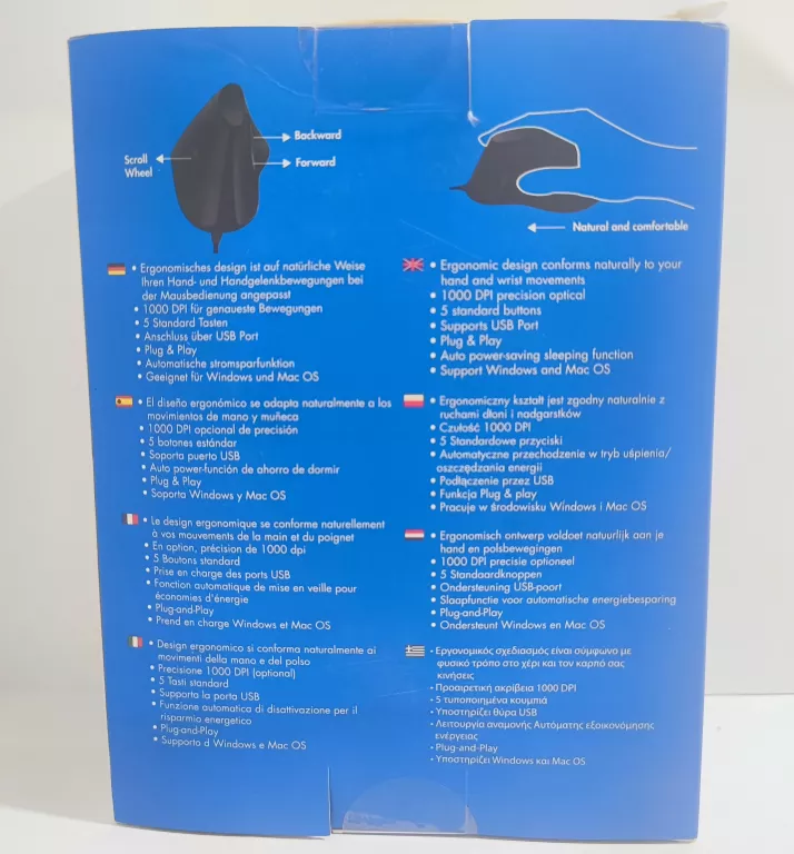 MYSZKA LOGILINK ERGONOMIC VERTICAL ID0158