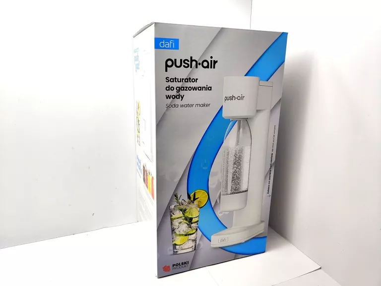 SATURATOR DO WODY DAFI PUSH-AIR BIAŁY KOMPLET #IGŁA