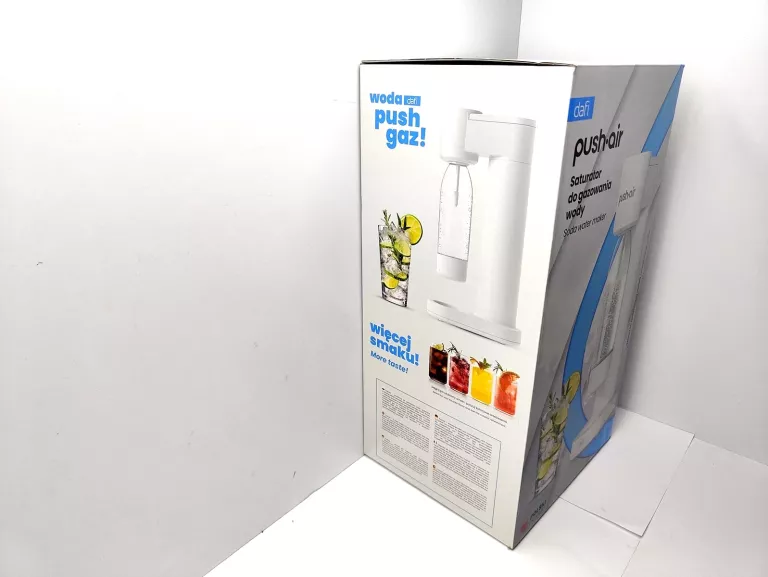 SATURATOR DO WODY DAFI PUSH-AIR BIAŁY KOMPLET #IGŁA