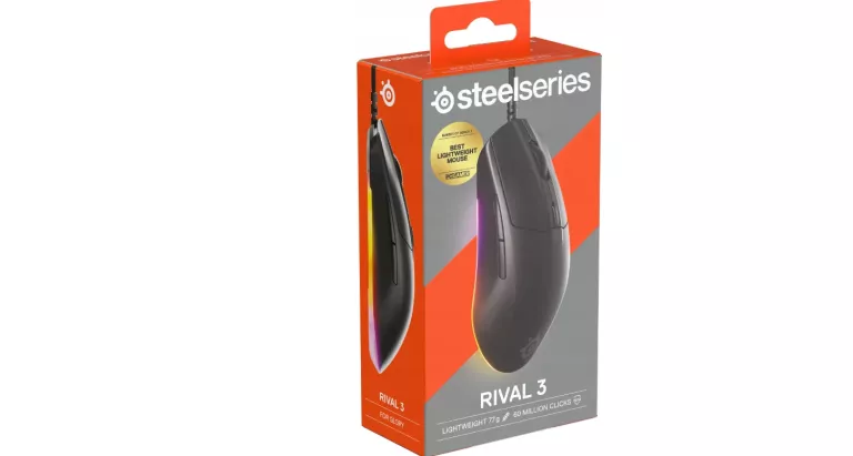 MYSZKA PRZEWODOWA GAMINGOWA STEELSERIES RIVAL 3 GEN 2 CZARNA