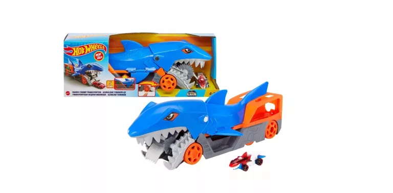 HOT WHEELS TRANSPORTER AUTEK REKIN SHARK BITE + AUTKO HOT WHEELS GVG36