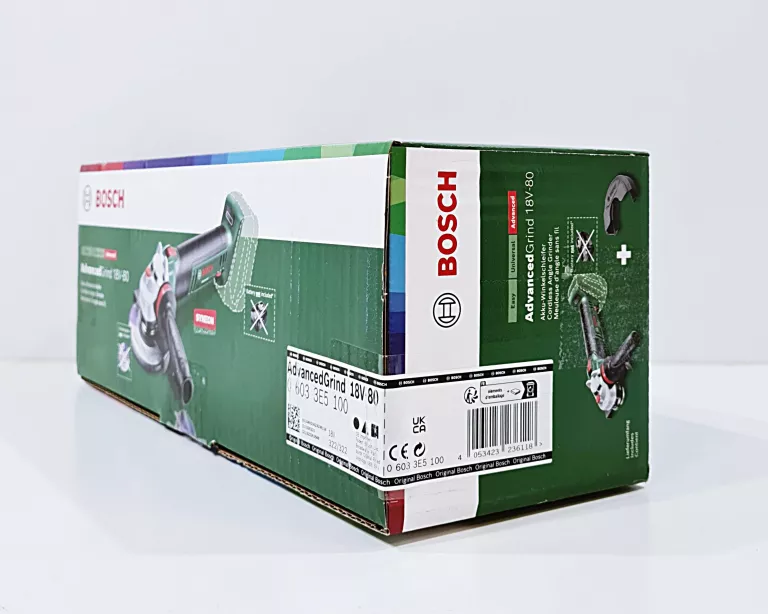 BOSCH ADVANCEDGRIND SZLIFIERKA KĄTOWA 18V-80 | 0 603 3E5 100