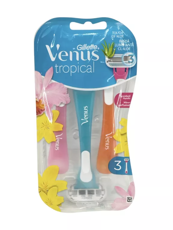 MASZYNKA JEDNORAZOWA DO GOLENIA GILLETTE VENUS TROPICAL 3