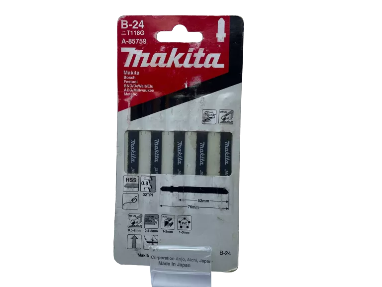 BRZESZCZOTY MAKITA DO WYRZYNARKI DO STALI ALUMINIUM 76MM B-24