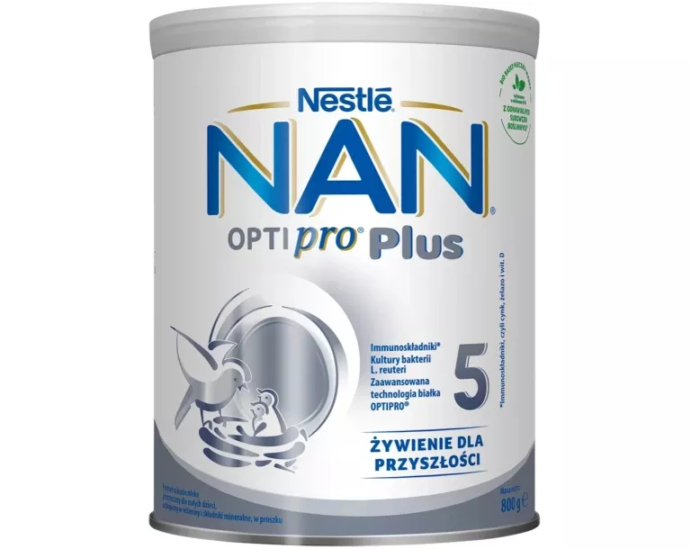 NESTLE NAN OPTIPRO PLUS 5 PUSZKA 800G