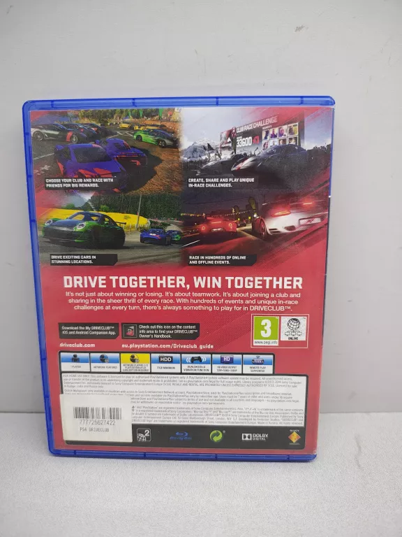 GRA NA PS4 DRIVECLUB