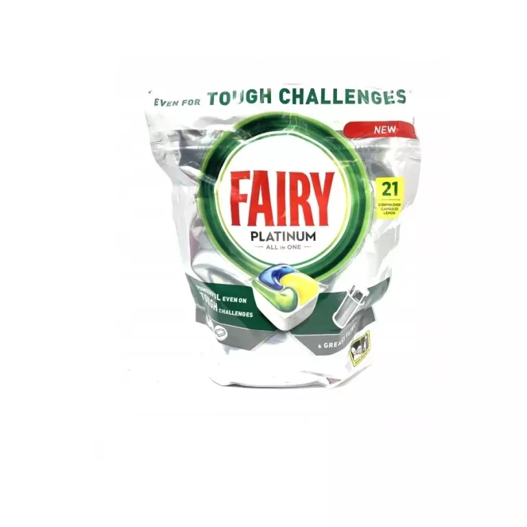 FAIRY PLATINUM CYTRYNA KAPSUŁKI DO ZMYWARKI ALL IN ONE, 21 TABLETEK