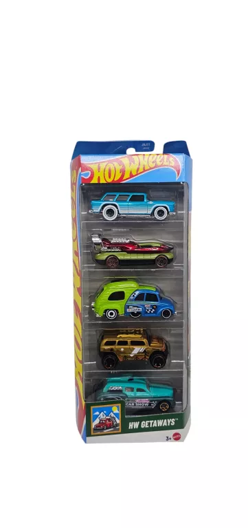 ZESTAW 5 SAMOCHODZIKÓ HOT WHEELS HW GATEWAYS