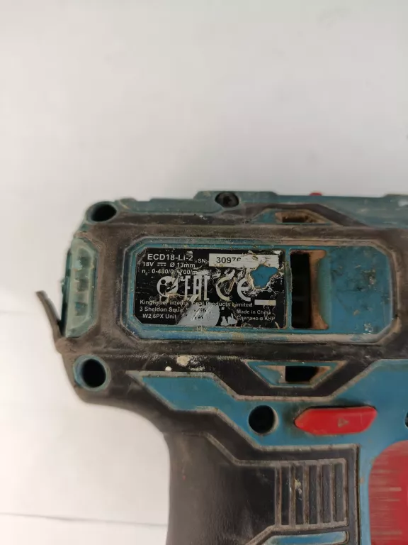 WKRĘTARKA AKUMULATOROWA ERBAUER ECD18-LI-2 BODY